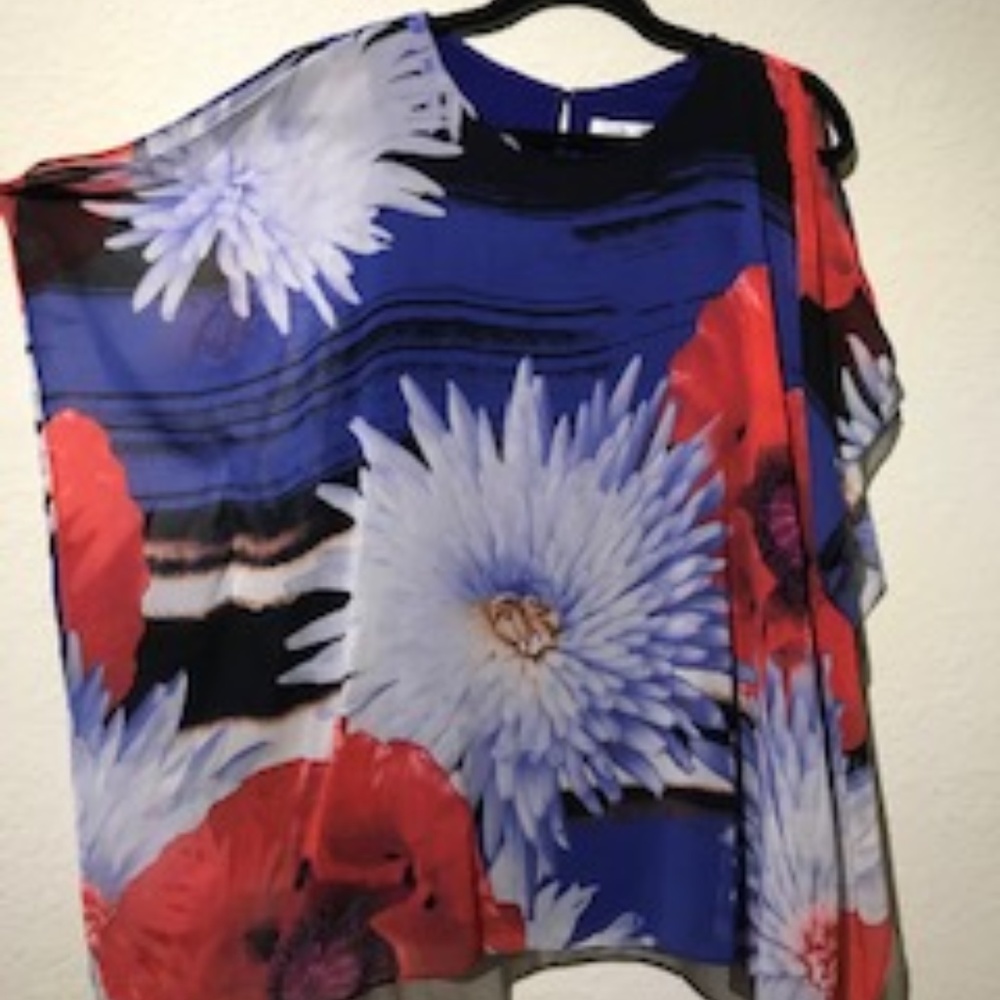 PETER NYGARD COLORFUL BLOUSE